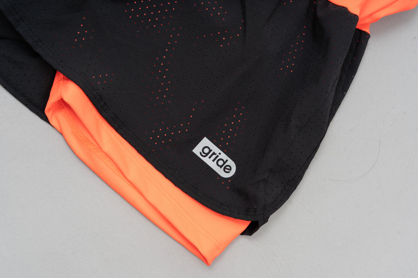 Short/licra Negro Naranja