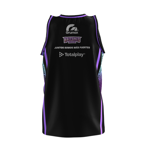 Halcones Jersey de Jugador Negro Niño