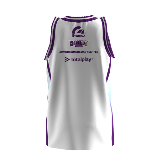 Halcones Jersey de Jugador Blanco Niño