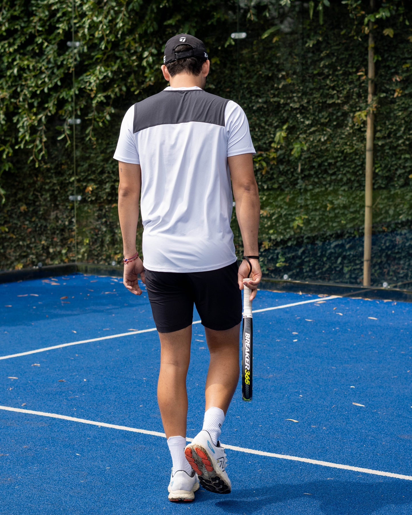 White padel shirt