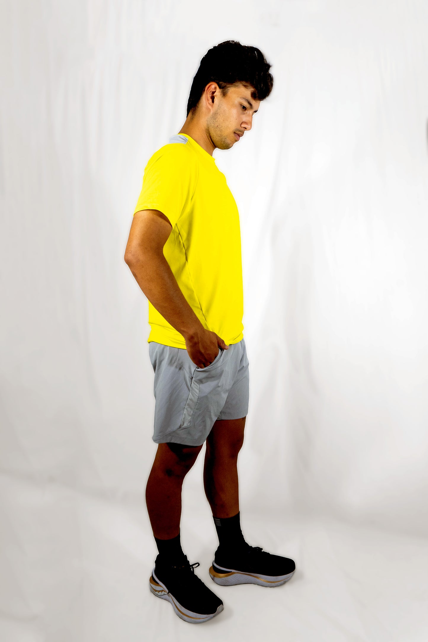 Playera padel amarilla C