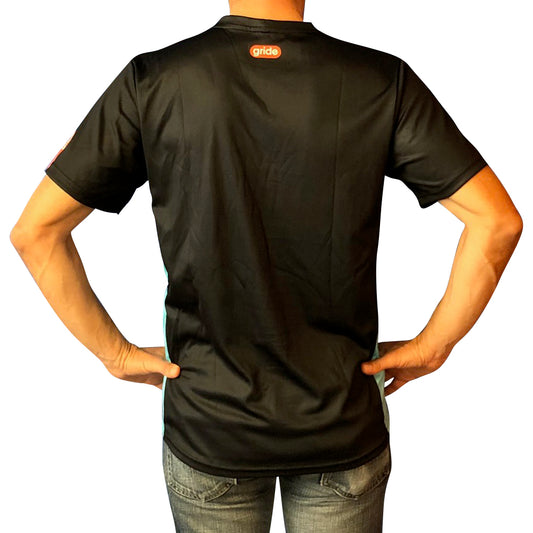 Camiseta Montaña Negro/Azul