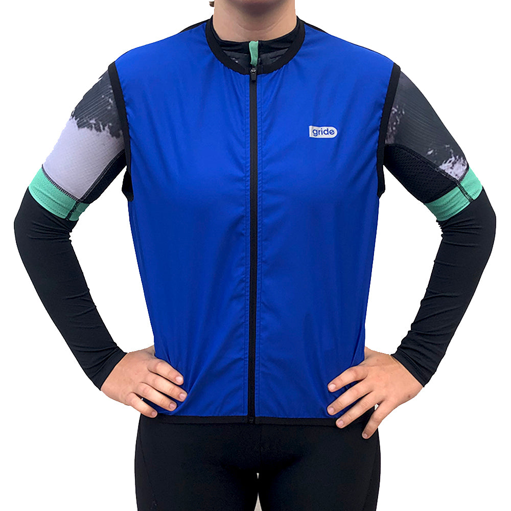 Chaleco Rompevientos Azul Rey