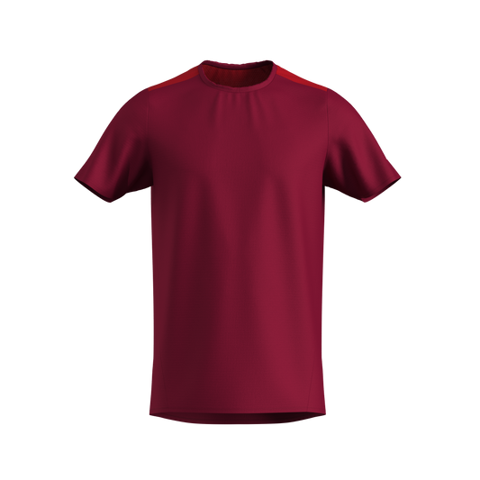 Wine-colored padel shirt