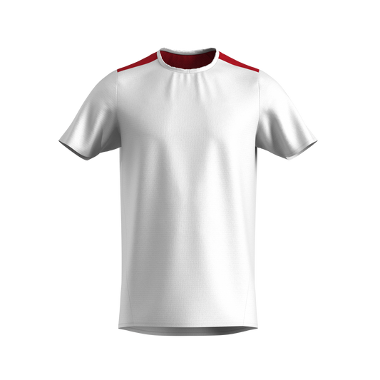 Grey/red padel shirt