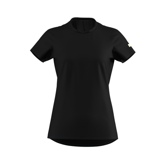 Black padel shirt