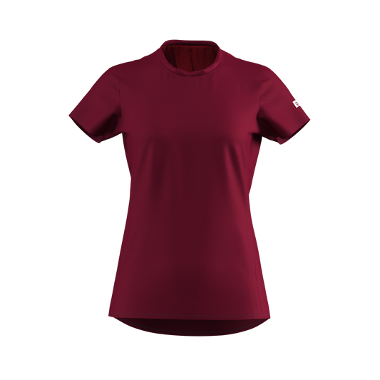 Wine-colored padel shirt