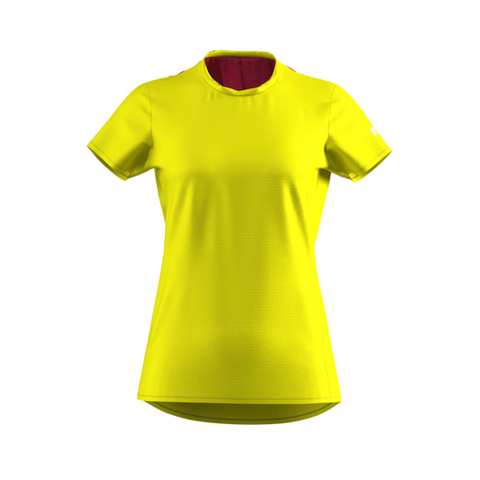 Yellow/pink padel shirt