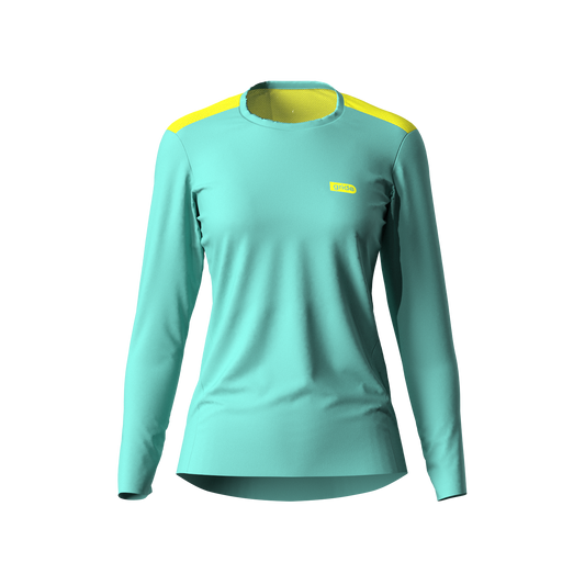 Playera deportiva de manga larga Aqua