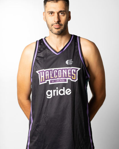 Halcones Jersey de jugador Adulto Negro