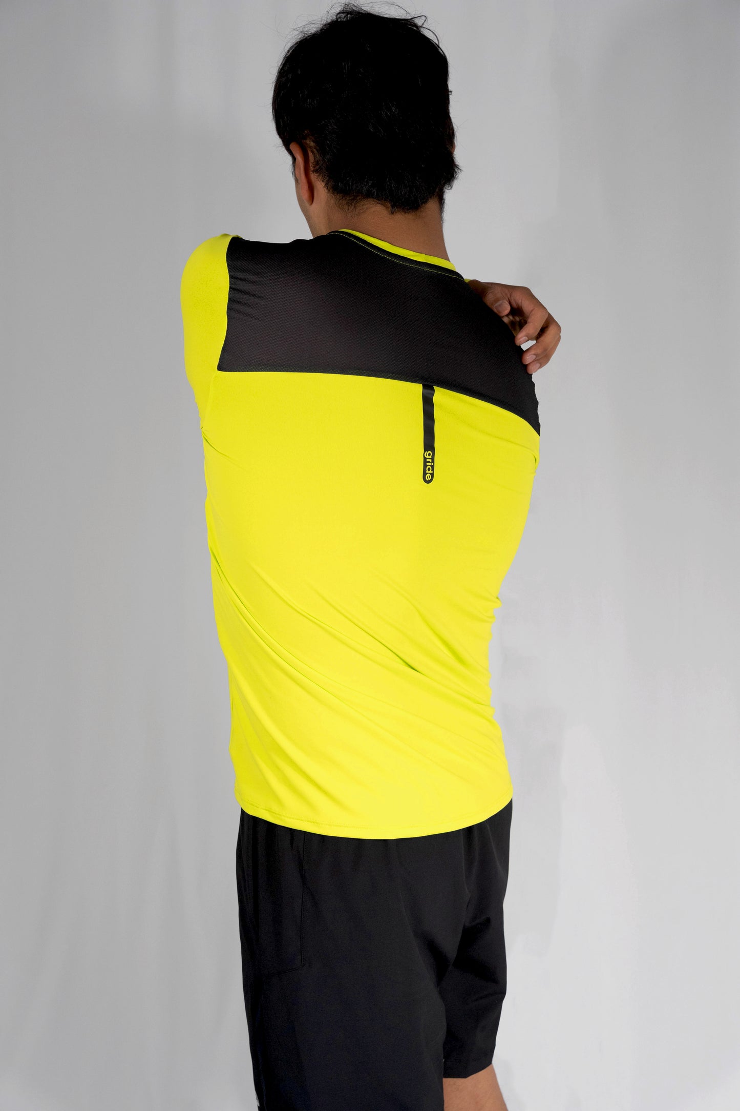 Playera deportiva de manga larga Lime green