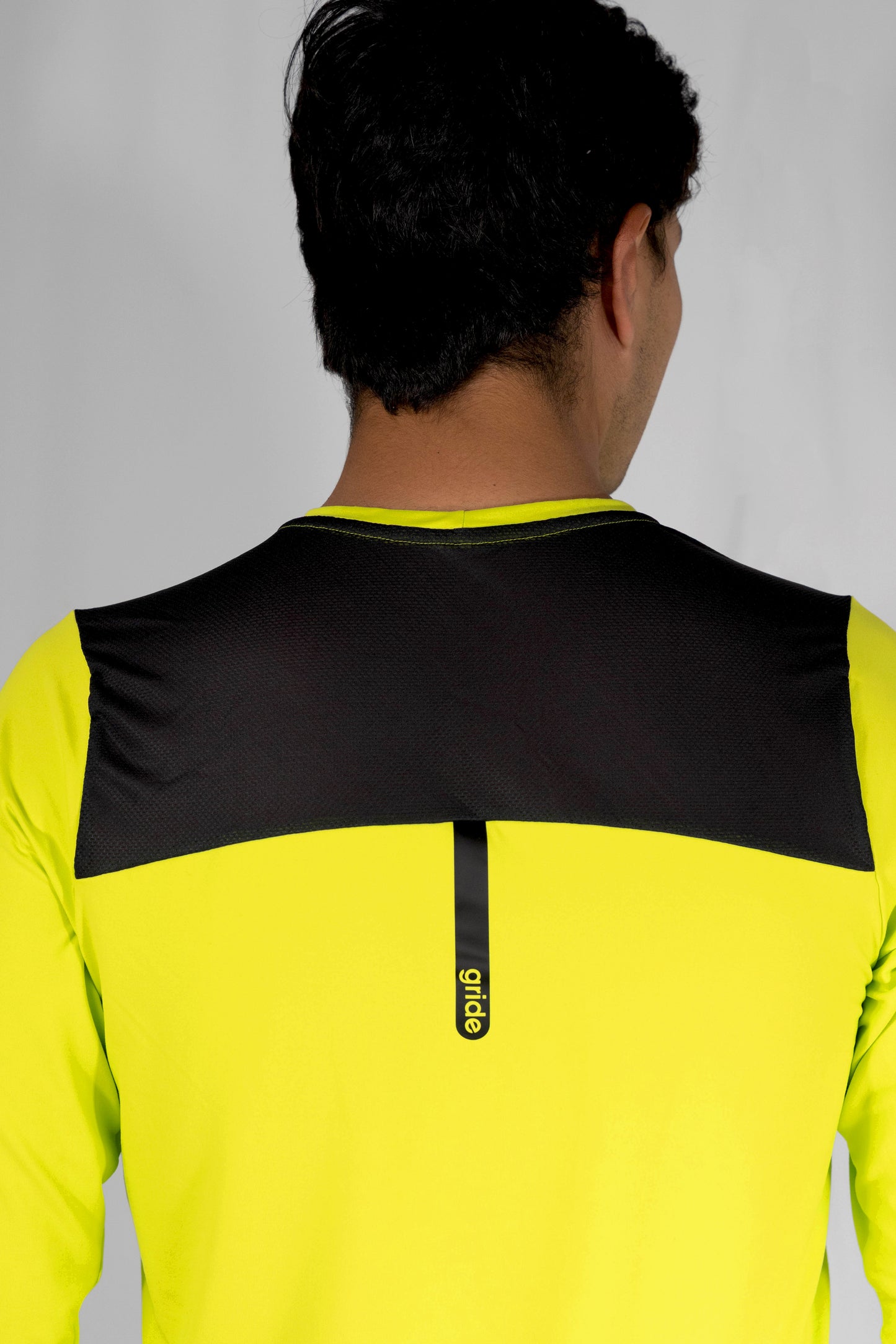 Playera deportiva de manga larga Lime green