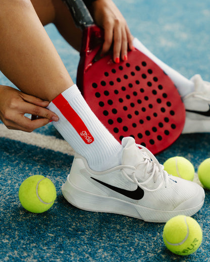 Calcetas deportivas blancas