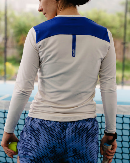 Playera deportiva de manga larga Ivory