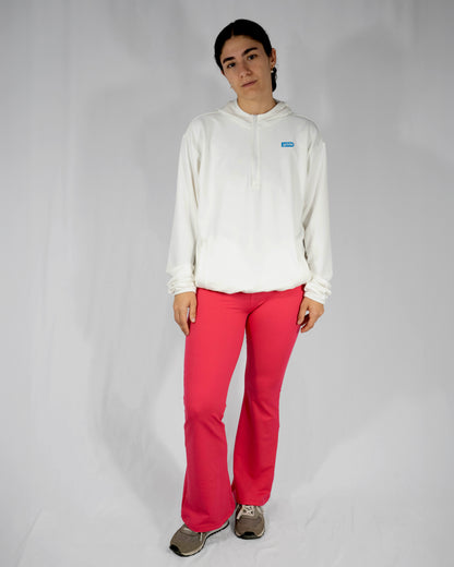 Pants deportivos acampanados Rosa