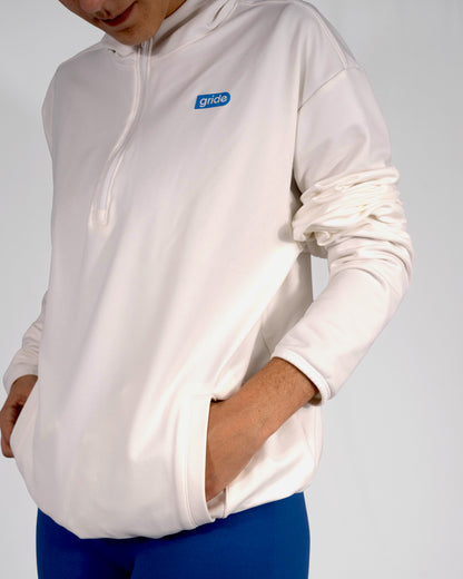 Sudadera deportiva unisex Blanca