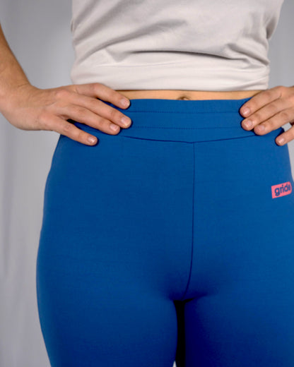 Pants deportivos acampanados Azul