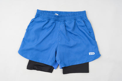 Short/licra Azul Negro