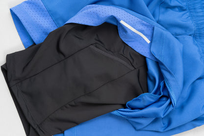 Short/licra Azul Negro
