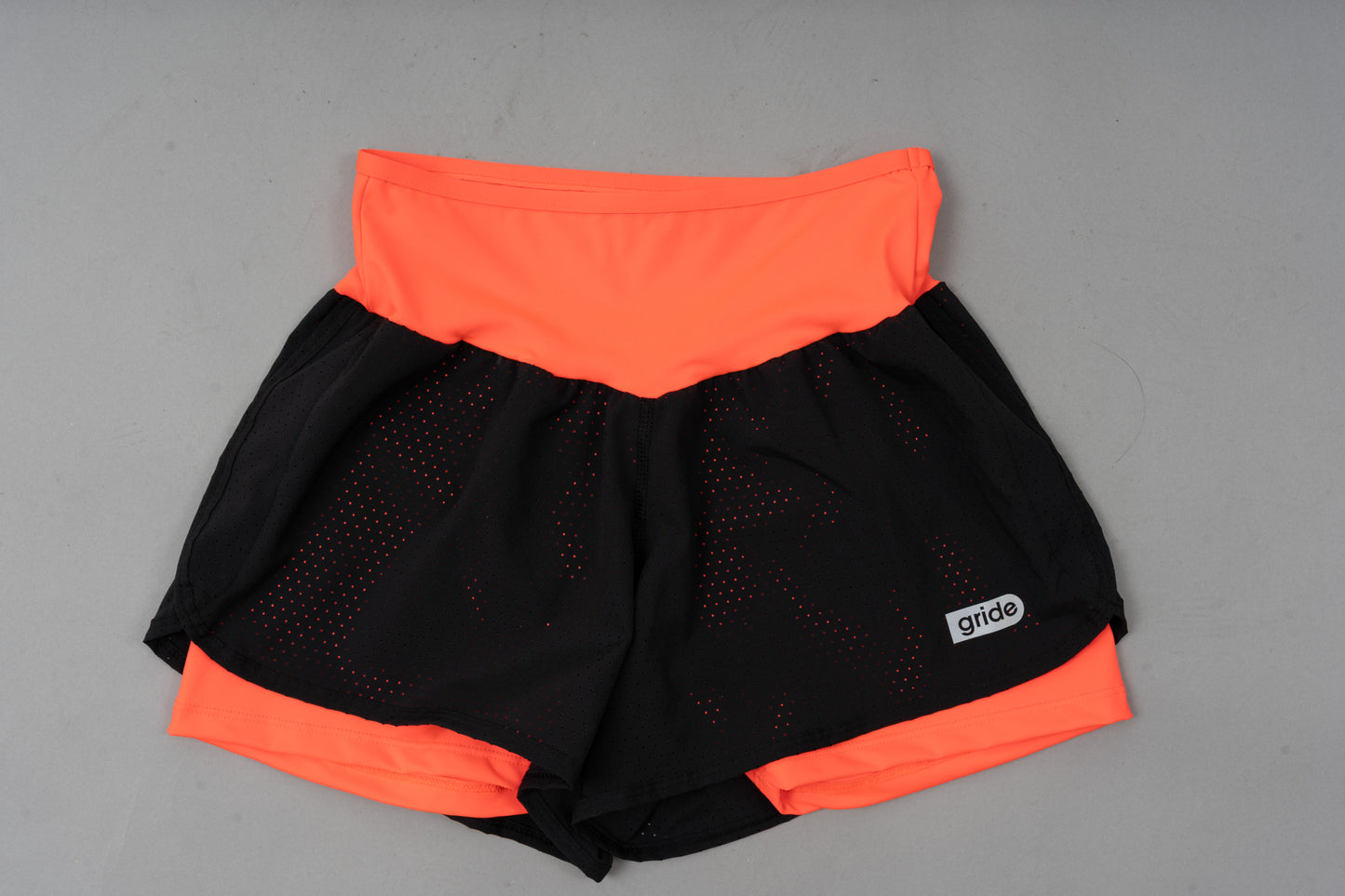 Short/licra Negro Naranja