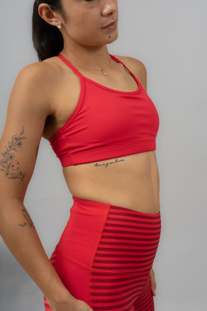 Sports Bra Rojo