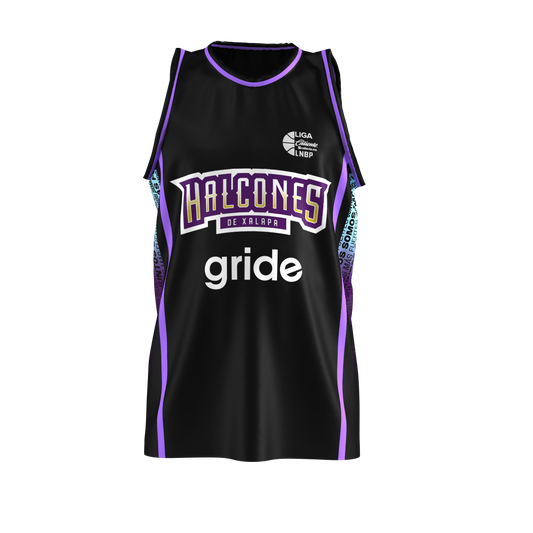 Halcones Jersey de Jugador Negro Niño