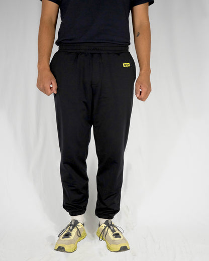 Pants deportivos Negro fit holgado