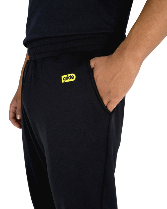 Pants deportivos Negro fit holgado