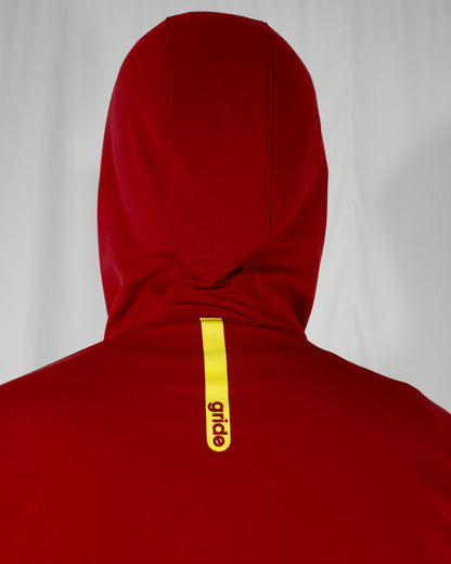 Sudadera deportiva unisex roja