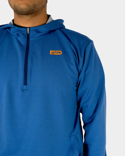 Sudadera deportiva unisex azul