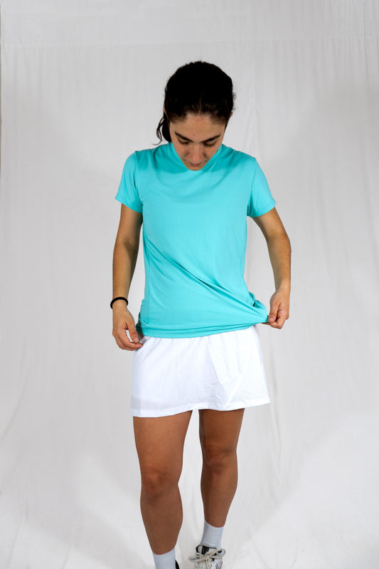 Turquoise padel shirt