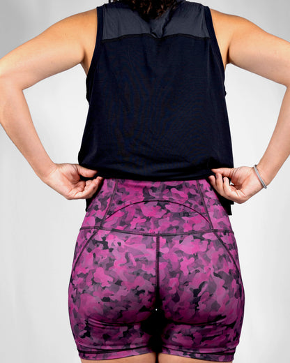 Licra Runner Camuflaje Vino D