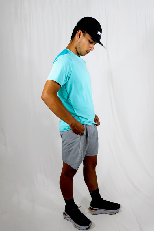 Turquoise padel shirt
