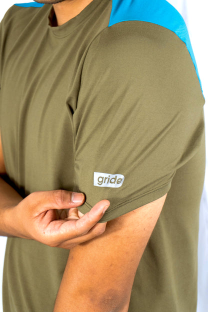 Playera padel verde/aqua C