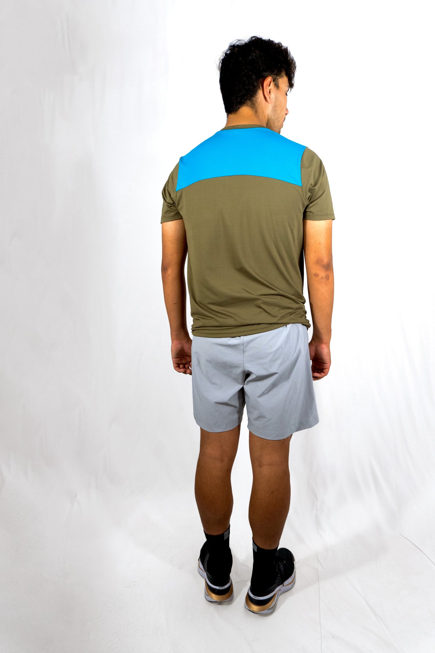 Playera padel verde/aqua C