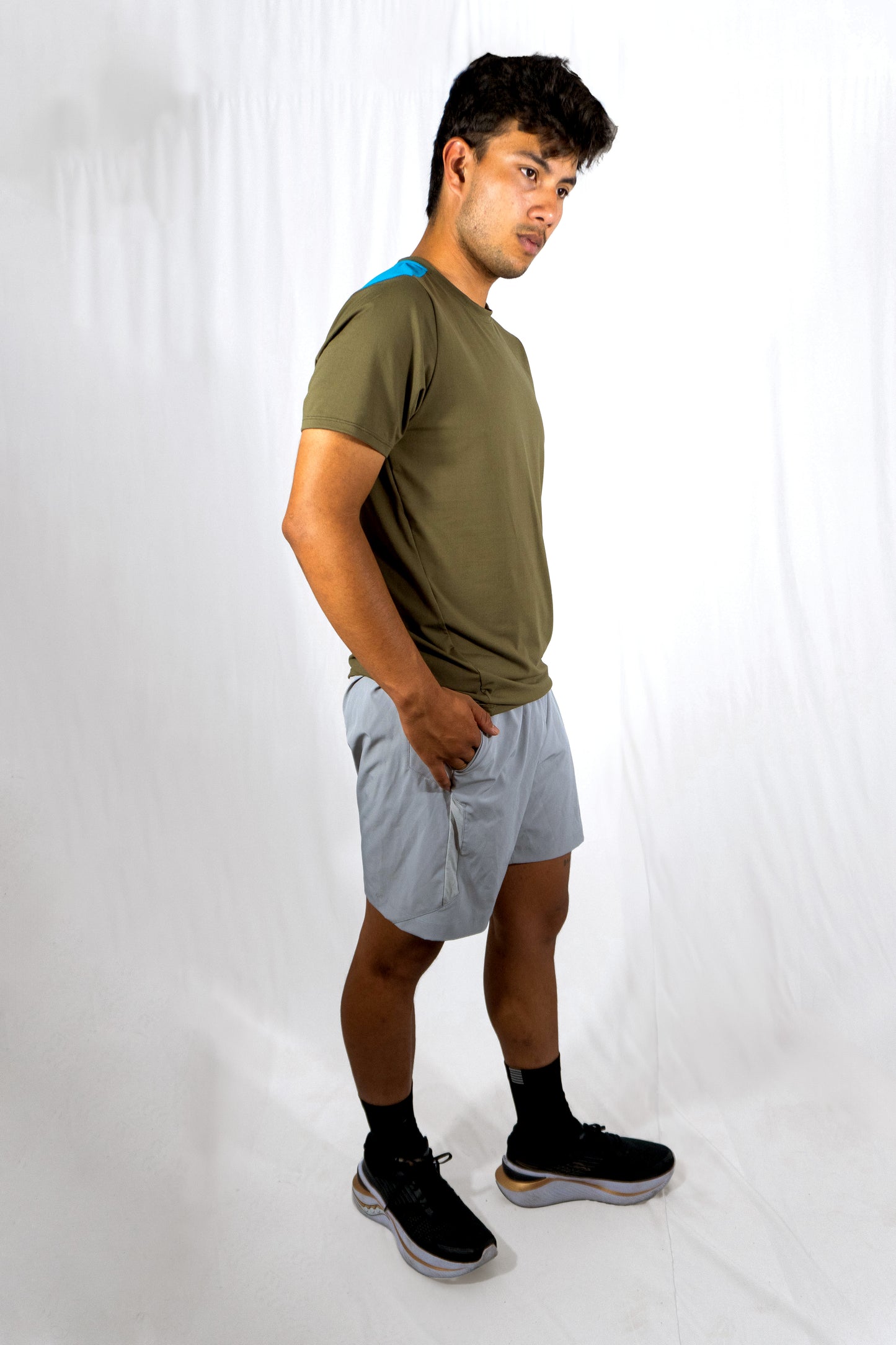 Playera padel verde/aqua C