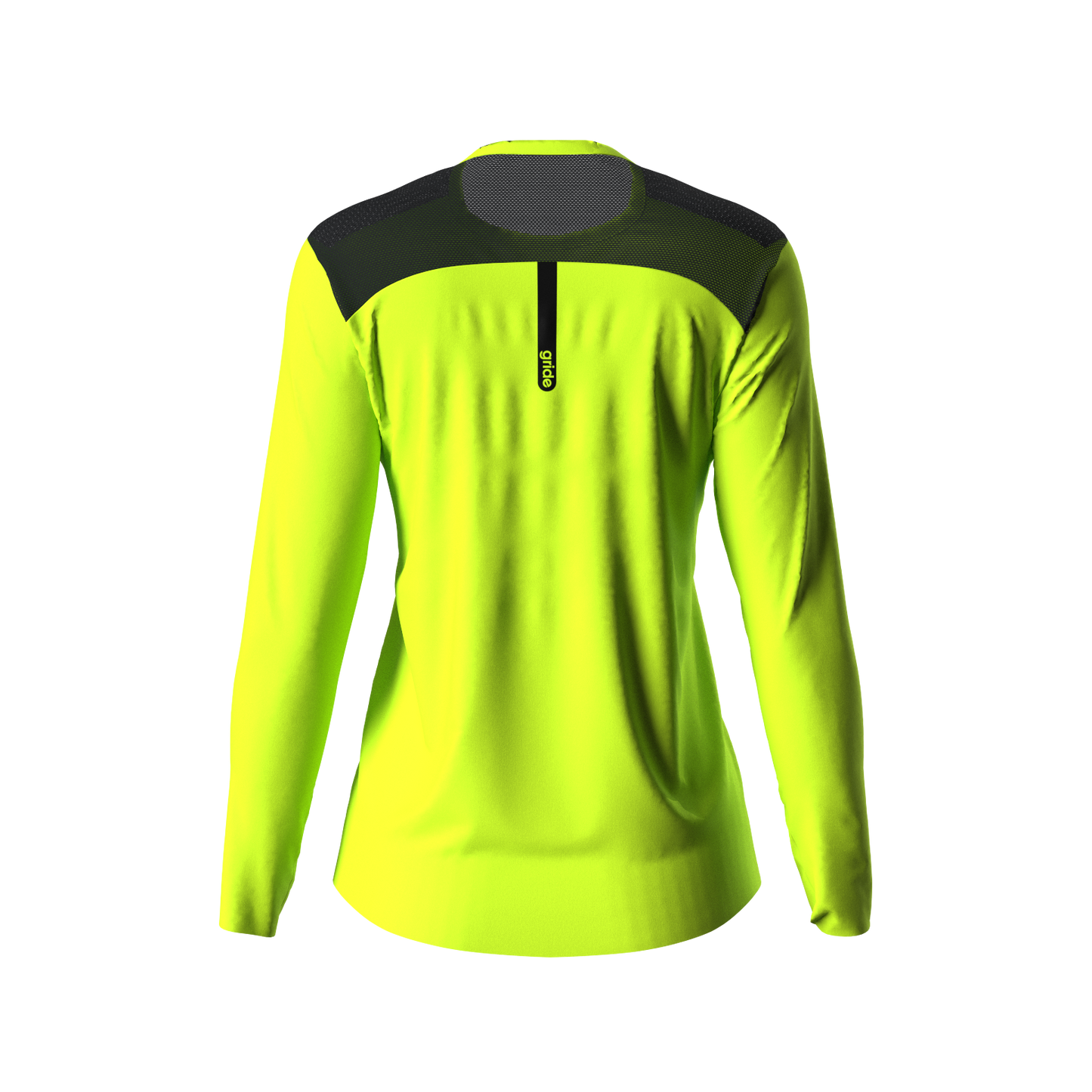 Playera deportiva de manga larga Lime Green