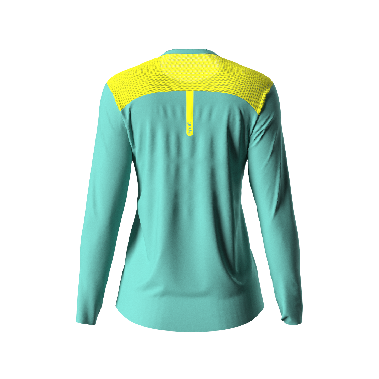 Playera deportiva de manga larga Aqua