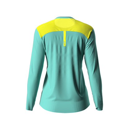 Playera deportiva de manga larga Aqua