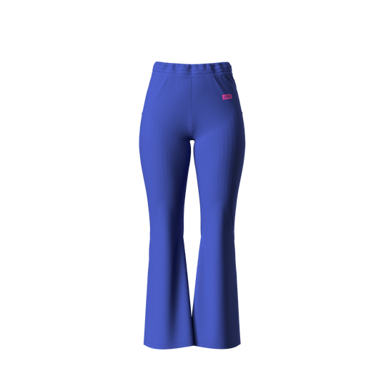 Pants deportivos acampanados Azul